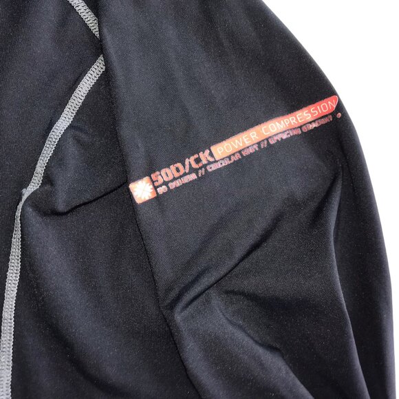 2XU Long Sleeve Compression Shirt.  Mock Neck.  Black. Size Women's Medium - Picture 4 of 12